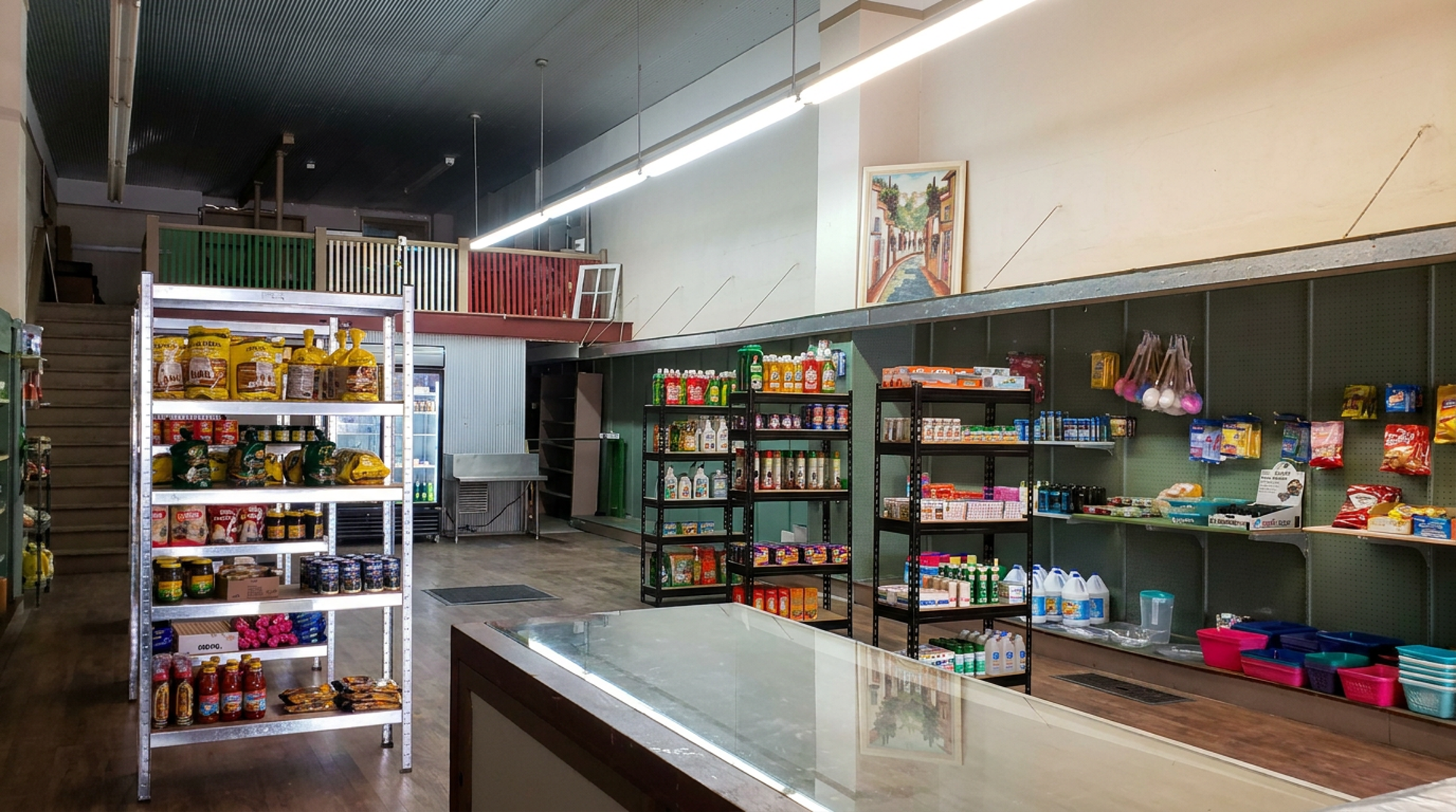 A grocery store too